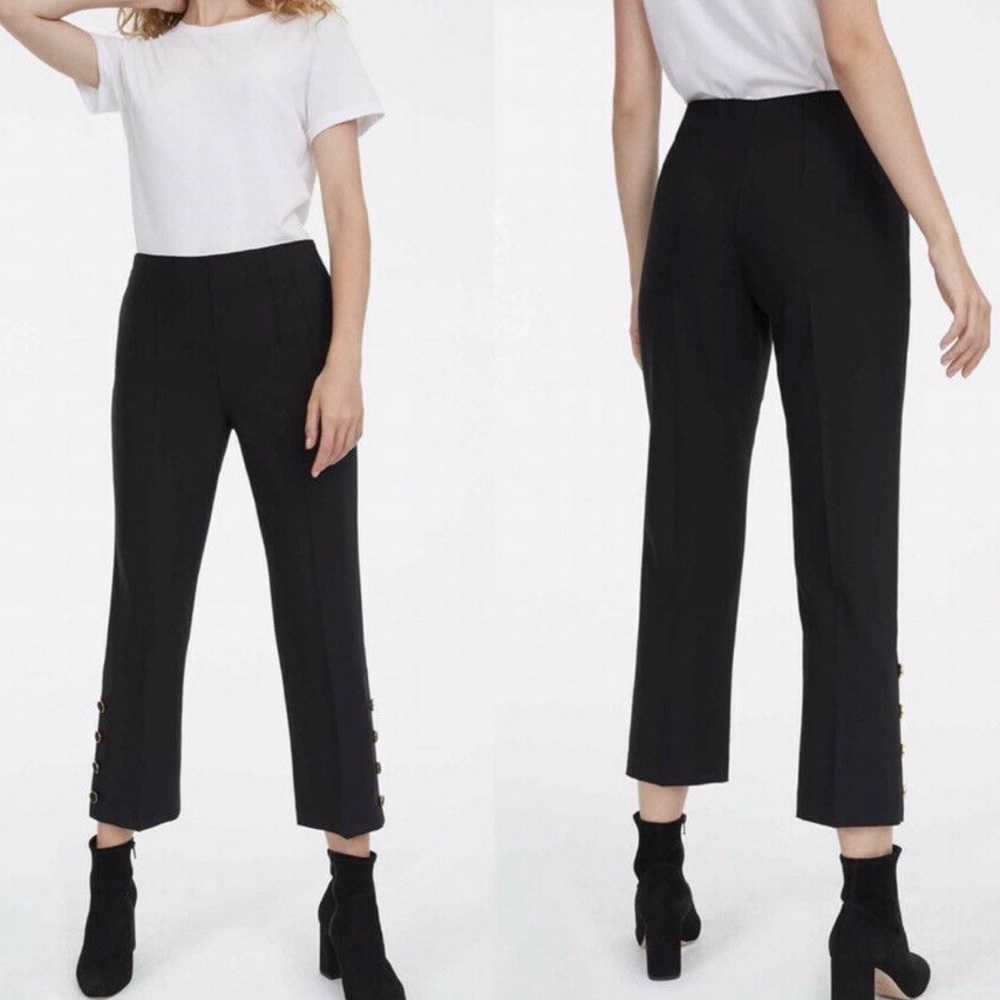 Club Monaco Linnzie Cropped Pants Black 00